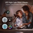 thumbnail image 3 of Momcozy Portable Stroller Fan 8000mAh 27H Battery Life, 4 Speed 360°Rotate LED Night Light, USB Rechargeable Handheld Cooling Fan for Travel, Car Seat, 3 of 8