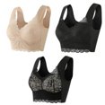 thumbnail image 1 of Timegard Plus Size Bras for Women Full-Coverage High Support Lace Wireless Comfortable Everyday Bras, 1 of 4