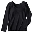 thumbnail image 3 of Women‘s Thermal Underwear Brushed Long Underwear Set Cold Weather Pajama Tops, 3 of 5