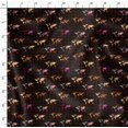 thumbnail image 4 of Soimoi Brown Cotton Poplin Fabric Check & World Map Printed Fabric 1 Yard 42 Inch Wide, 4 of 5