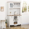 thumbnail image 2 of HOMCOM Kitchen Buffet Hutch with Utility Drawer, and 3 Door Cabinets, 2 of 10
