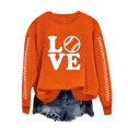 thumbnail image 4 of EQWLJWE Chemises à Manches Longues pour Femmes Décontractées en Liquidation, Chemises d'Été pour Femmes 2024 Tendance Vacances, Chandail à Capuchon Imprimé à Col Rond pour Femmes d'Automne Haut à Manches Longues, 4 of 4