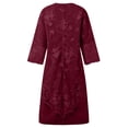 thumbnail image 3 of Womens Plus Size Evening Dress Lace Embroidery Two Piece Set Temperament Fit Dress, 3 of 5