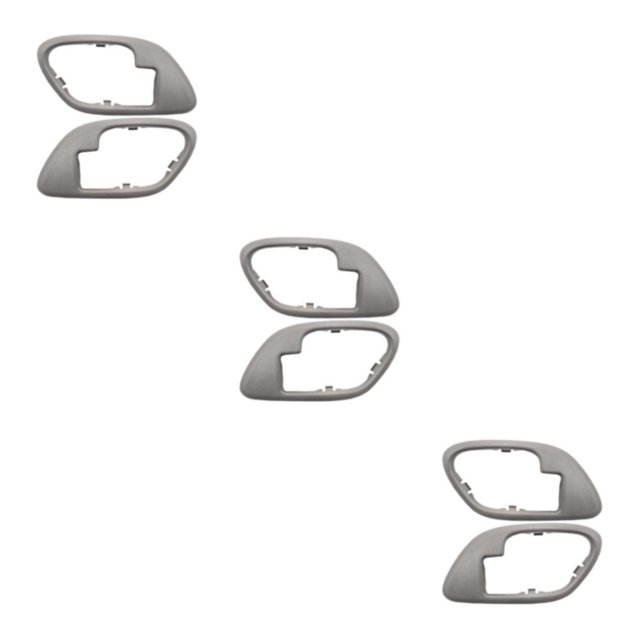 mmirethe Interior Door Handle Trim for C1500 Suburban C2500 Stylish and Functional Left Inner Grey Right Left Side 3Set