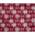 thumbnail image 4 of oneOone Polyester Lycra Fabric Check Kasuri Printed Fabric 1 Yard 56 Inch Wide, 4 of 4