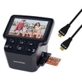 thumbnail image 1 of Magnasonic All-In-One 24MP Film Scanner with Large 5" Display & HDMI, Converts 35mm/126/110/Super 8 Film & 135/126/110 Slides into Digital Photos, HDMI Cable, 1 of 9