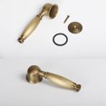 thumbnail image 4 of pitrice Retro Bathroom Handheld Shower Head Portable Faucet Sprayer High Pressure Wear-resistant Hand Showers Bracket Holder Chrome Plated Color, 4 of 9