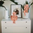 thumbnail image 3 of 2 Pcs Adorables Ornements d'Ange Poterie Petit Ange Décoration de Pot de Fleurs pour la Maison, 3 of 9