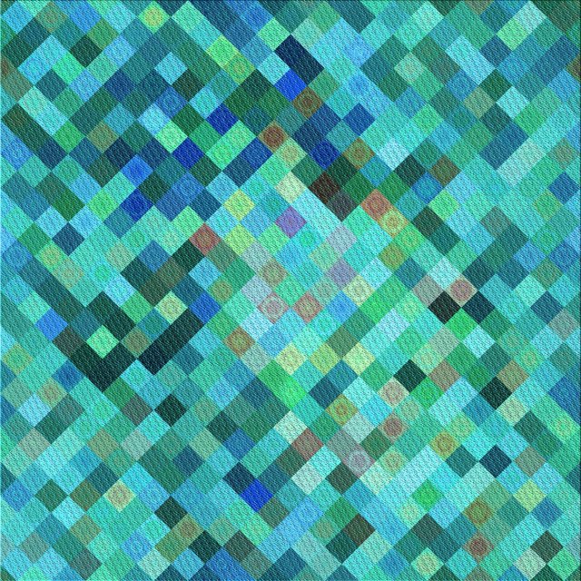 Ahgly Company Tapis d'Intérieur Lavable à la Machine, Carré, Transitionnel, Vert Cyan Foncé, Tapis de Zone, 5 Pieds Carré