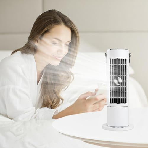 Portable Serum Cooling Ace, Portable Smart Air Conditioner, Serum Air Conditioner 5.0, Ductless Air Conditioner with Remote Control, Ductless Portable Air Conditioners for Bedroom Living Room White