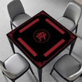 thumbnail image 4 of Poker Table Top Mahjong Mat Reduction Mahjongg Table Mat Mahjong Accessories Tablecloth Game Poker Domino Game Game Mat for Card Board and Tile Games 70X70Cm Board Game Table, 4 of 5