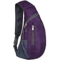 thumbnail image 1 of Men‘S Multiple Compartment Chest Sling Packs Shoulder Cross Body Bag Cycle Day Packs Satchel Backpack, 1 of 6