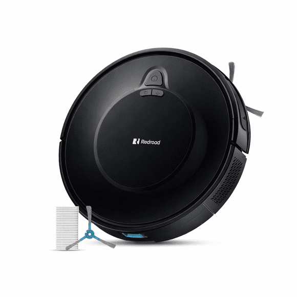 Redroad Robot Vacuum, Wi-Fi, APP/Voice Control, 140min Runtime, Black, E2