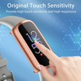 thumbnail image 3 of Tianle Compatible with Fitbit Luxe Screen Protector Case, [4 Pack] Soft TPU Full Around Protective Cover Bumper for Fitbit Luxe Smartwatch Accessories (Black+Silver+Rose Gold+Clear), 3 of 9
