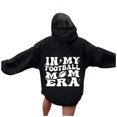 thumbnail image 1 of WEAIXIMIUNG Sweat à Capuche pour Enseignant 3X, Imprimé Lettre de Football pour Femmes (Style 3), 1 of 5