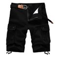 thumbnail image 2 of Leutsin Men's Plus Size Cargo Shorts Multi-Pockets Relaxed Summer Beach Shorts Pants, 2 of 6