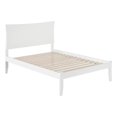 thumbnail image 2 of AFI Metro Full Solid Wood Platform Bed with Charging USB in White, 2 of 6