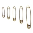 thumbnail image 2 of UNIQUE CREATIV Assorted Brass Safety Pins, 80 pcs, 2 of 6