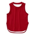 thumbnail image 3 of Sunnyoo Big Girls Athletic Tank Top Quick Drying Solid Sleeveless Tops, Wine, 3 of 3