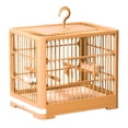 thumbnail image 1 of Portable Travel Bird Cage with Detachable Tray and Standing Pole for Small Birds Parrots Easy Transport Lightweight Design, 1 of 5