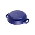 thumbnail image 4 of STAUB Braisières 3,7 L Fonte Ronde Sauté Pan Chistera, Bleu Foncé, 4 of 5