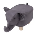 thumbnail image 1 of Repose-pieds Animaux Mignons, Pouf Repose-Pieds Ottoman Repose-Pieds Tabouret en Forme d'Éléphant Tabouret Antidérapant pour Salon, Entrée, 1 of 8