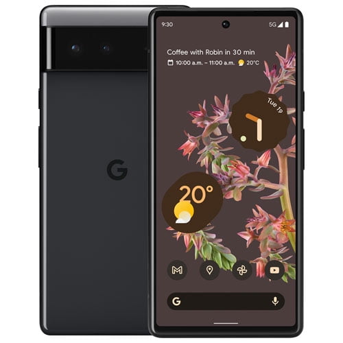 Google Pixel 6 128GB Unlocked - Black - Refurbished, Good Condition