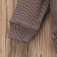 thumbnail image 4 of Lolmot Automne Hiver Filles Garçons Coton Rayé Dessin Animé Ours Col Rond Manches Longues Chandail Décontracté Ensemble Pantalon, 4 of 8
