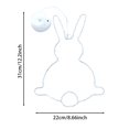 thumbnail image 3 of SUTENGDA 2pcs Easter Window Lights Easter Eggs Bunny Lights Decorations Battery Operated Easter Lights with Suction Cup Easter Decorations for Home Indoor Easter Party Decor, 3 of 4