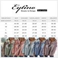 thumbnail image 3 of Womens Corduroy Shacket Jacket Long Sleeve Button Down Color Block Hooded Coat with Pockets, 3 of 7