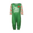 thumbnail image 1 of ITFABS Christmas Family Pajamas Set, Letter Print Tops+Lattice Pants/Romper, 1 of 9