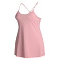 thumbnail image 3 of Women‘s Workout Sports Dress False 2Pcs Spaghetti Strap Dress with Built-in Bra + Shorts with Pocket Mini Dress, 3 of 8
