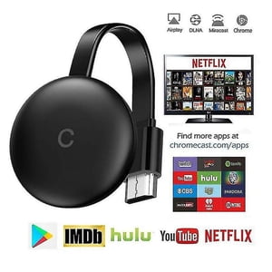 Google Chromecast Ultra Hd 1080p Hdr Wifi Media Streaming Tv Stick Lecteur Hdmi