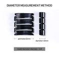 thumbnail image 3 of Wire Storage Pipe Bite-proof Cable Organizer Protective Cable Organizer Spiral Cable Winder Pattern Random, Black, 10mmx1.5m, Clamp 10mm, 3 of 8