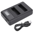 thumbnail image 1 of Battery Charger Camera   Battery Charger Dual  Battery Charger SEIVI  AHDBT-401 Actions Camera Dual Slot Battery Charger With LCD Charging Display For  4, 1 of 8