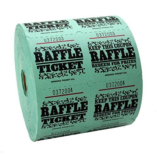 Billets de Tirage Verts : Rouleau de 1000