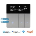 thumbnail image 4 of WIFI Smart Thermostat with LCD Display Smart Heating Radiator Thermostat APP & Voice Control Indoor Constant Temperature Controller Digital Programmable Thermostat Anti Freezing, 4 of 8