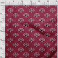 thumbnail image 2 of oneOone Cotton Poplin Fabric Animal Face Block Printed Craft Fabric BTY 42 Inch Wide, 2 of 4