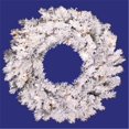 thumbnail image 1 of Vickerman A806320 20 in. Flocked Alaskan Wreath 170T, 1 of 1