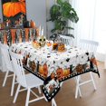 thumbnail image 2 of Halloween Spider Web Tablecloth Rectangle, Halloween Table Cloth Rectangle 60 x 84 Inch, Halloween Tablecloths for Rectangle Tables, Halloween Table Cover for Party Decor, 2 of 4