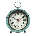 thumbnail image 1 of Horloge de table antique en sarcelle, 1 of 2