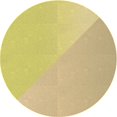 thumbnail image 1 of Ahgly Company Machine Washable Indoor Square Transitional Bold Yellow Area Rugs, 3' Square, 1 of 7