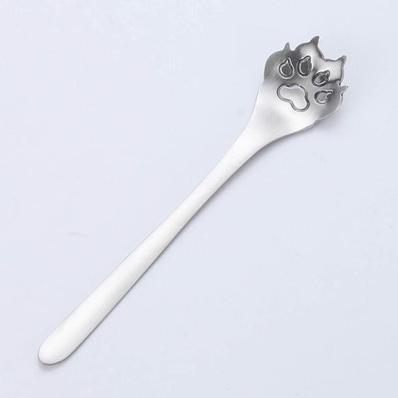 RKSTN Kitchen Supplies Cute 304 Stainless Steel Coffee Spoon Stirring Tea Spoon Mug Spoon Claw Dog Claw Cup Hollowed Out Decorations for Home Kitchen Decor