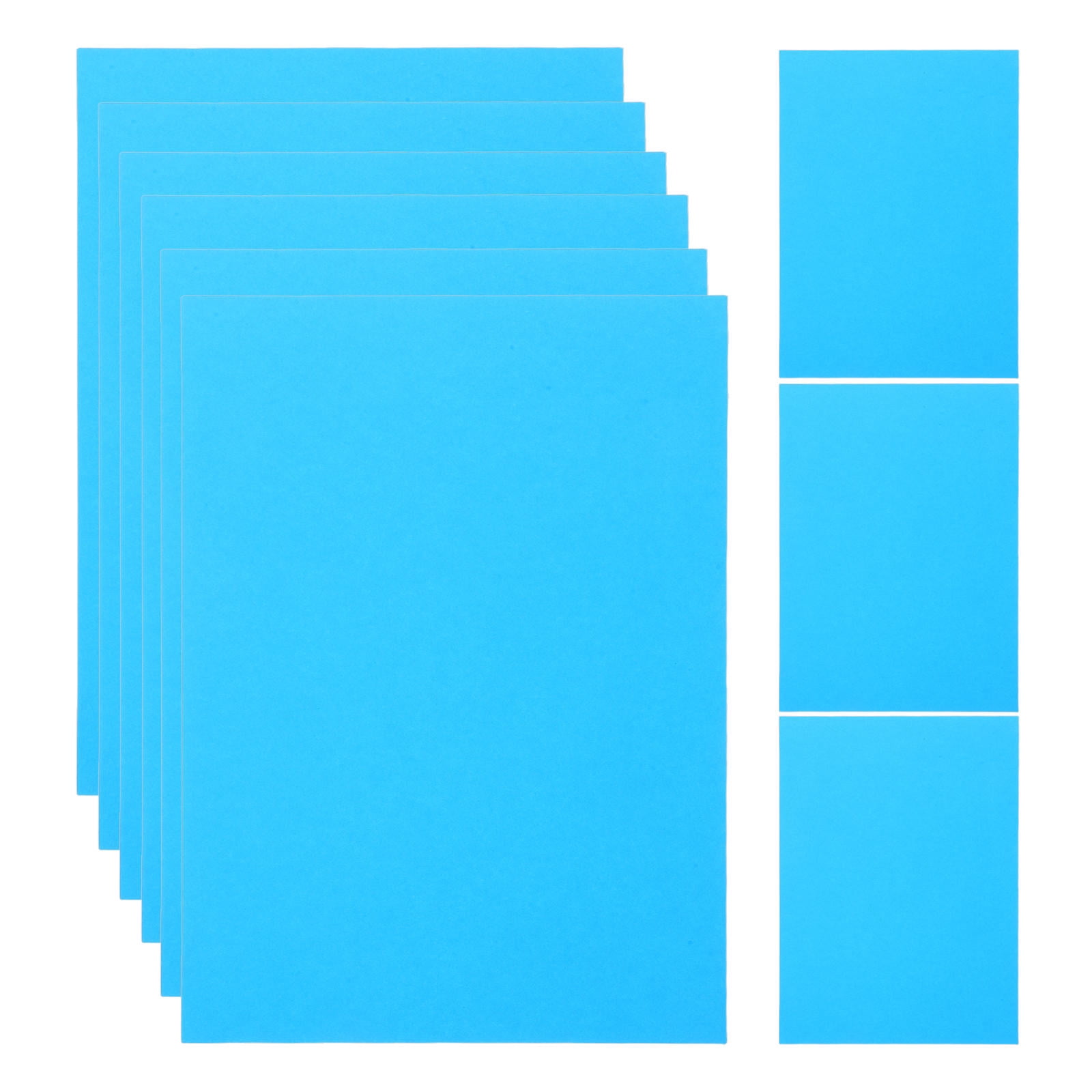 FESTFENDS 100Pcs Blue Copy Printer Paper with for Double Sided Printing