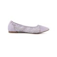 thumbnail image 3 of BLISSFUL STEP Chaussures Plates en Maille à Enfiler à Bout Pointu pour Femmes Fleur Violette 6, 3 of 7