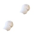 thumbnail image 3 of Thinsony Hip Hop Baseball Cap With Ring Decor For Stylish Look Cotton Ring Baseball Hat Fits All Head Shape Comfortable Pin  White 2Set, 3 of 6