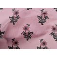 thumbnail image 4 of oneOone Cotton Cambric Fabric Leaves & Floral Block Printed Craft Fabric BTY 56 Inch Wide, 4 of 5