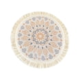 thumbnail image 1 of Light Bohemian Woven Placemat Pad with Tassel Heat Insulation for Kitchen Table and Everyday Use, 1 of 7