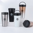 thumbnail image 4 of Decodeary Stylish Stainless Steel Car Coffee Mug Sip In Style On Move Coffee Lovers white 500ml 1Set, 4 of 6
