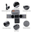 thumbnail image 4 of Momcozy Universal Baby Stroller Organizer with Insulated Cup Holder, Detachable Phone Bag & Shoulder Strap, Gray, Infant & Toddler, 4 of 7